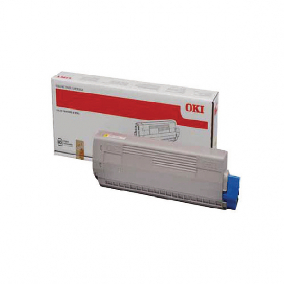 Oki C831/841 Yellow Original Toner Cartridge (44844505) 